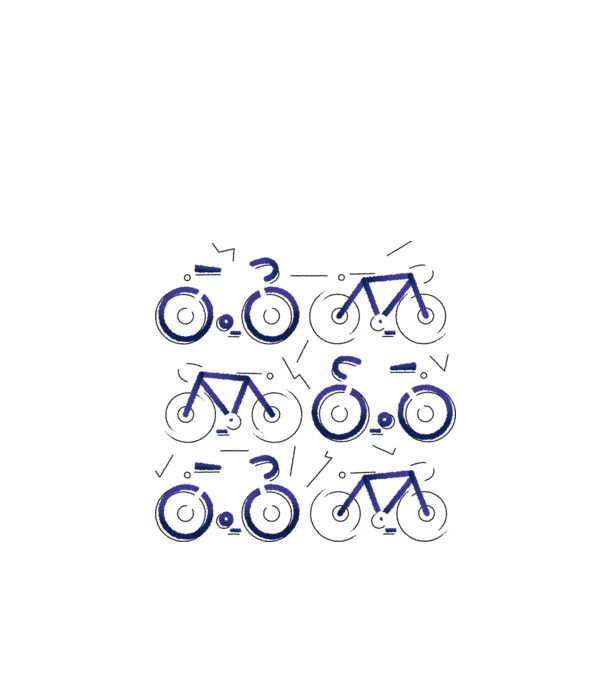 Bikes model verde de măr pe tricou
