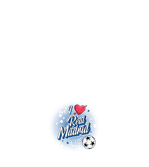 Popart RealMadrid model negru pe tricou
