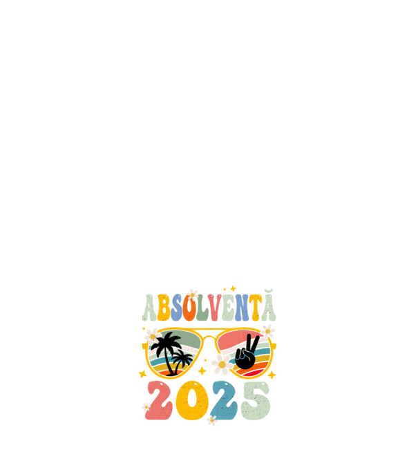 Absolventă 2025 model albastru închis pe tricou