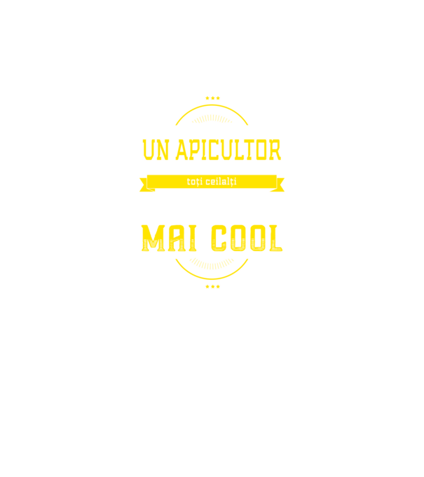 sunt un apicultor, la fel ca toți ceilalți, dar mult mai cool model negru pe tricou