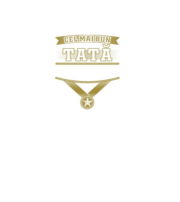 Cel mai bun tată tatuat model negru pe tricou