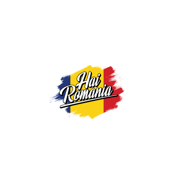 Inscripție cu steag model negru pe tricou