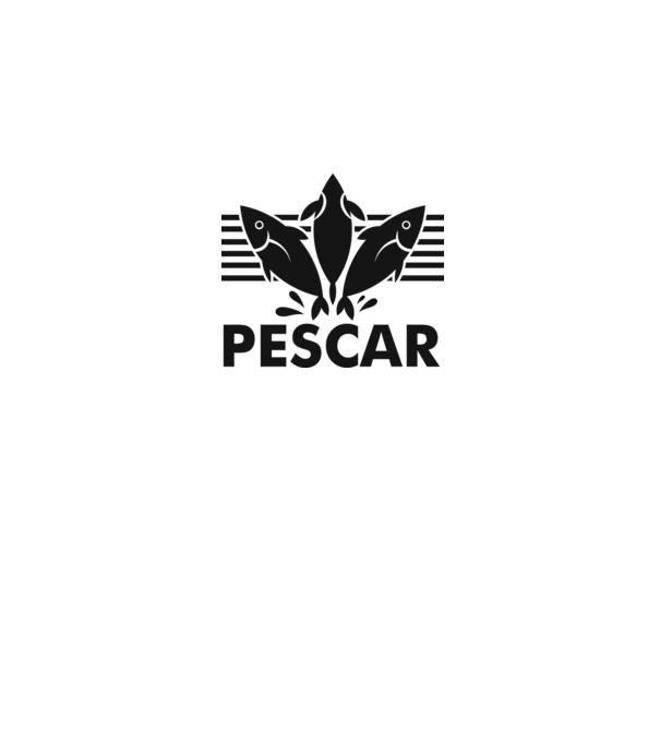 Pescar original model alb pe tricou