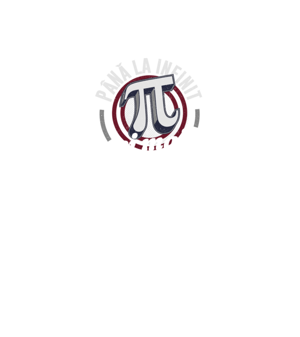 Până la infinit și mai departe! model negru pe tricou