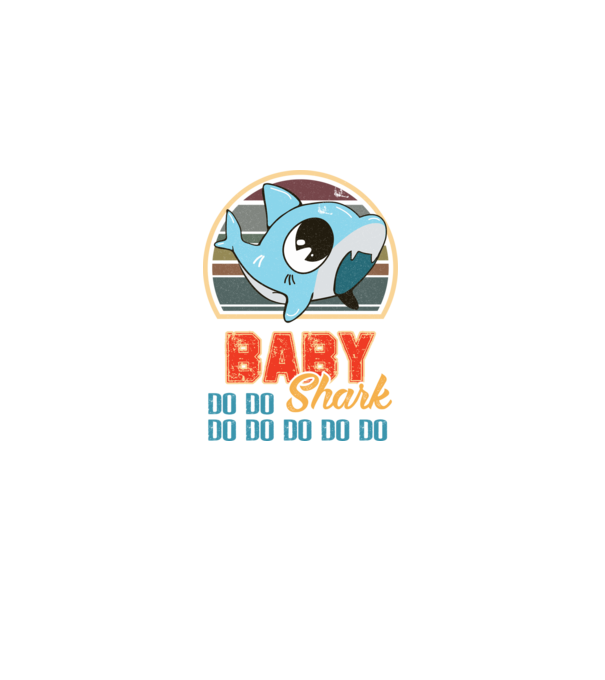 BabyBOY shark model negru pe tricou