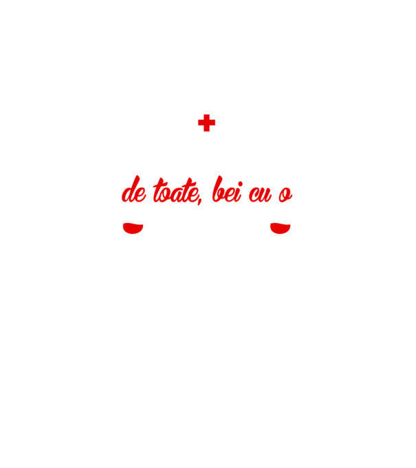Siguranța înainte de toate, bei cu o asistentă medicală model negru pe tricou