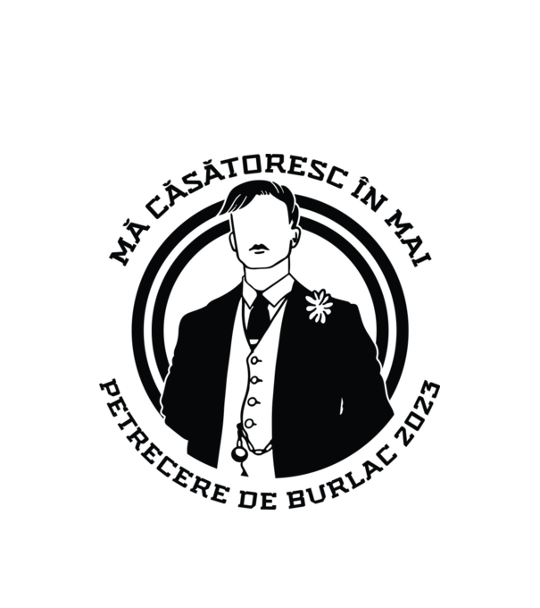 mă căsătoresc în mai - petrecere de burlac model alb pe tricou