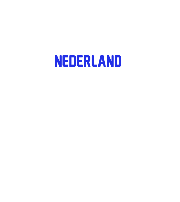 Nederland model alb pe tricou