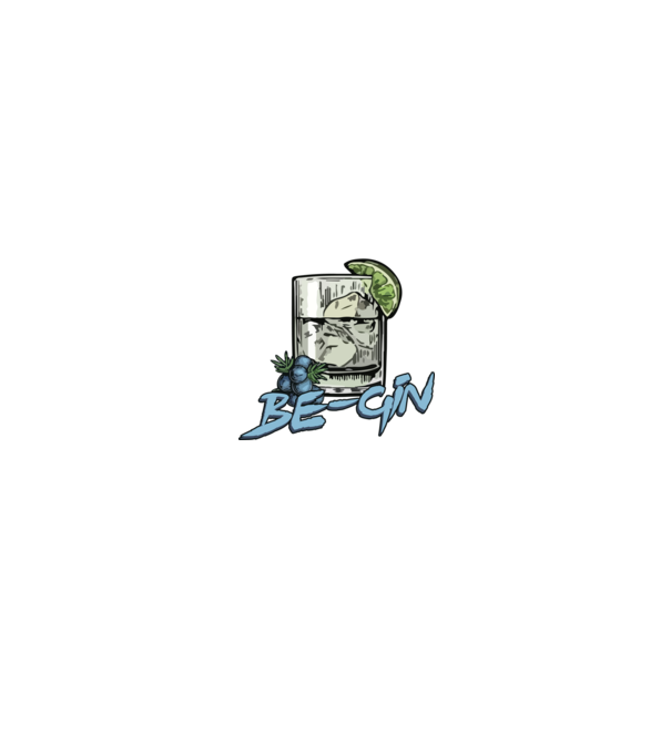 Let the fun be gin model negru pe tricou