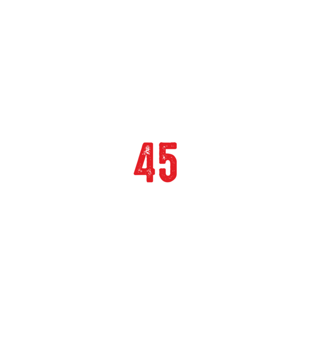 Purtătorul acestui tricou a împlinit: 45 de ani model negru pe tricou