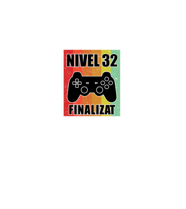 Nivel 32 finalizat model negru pe tricou