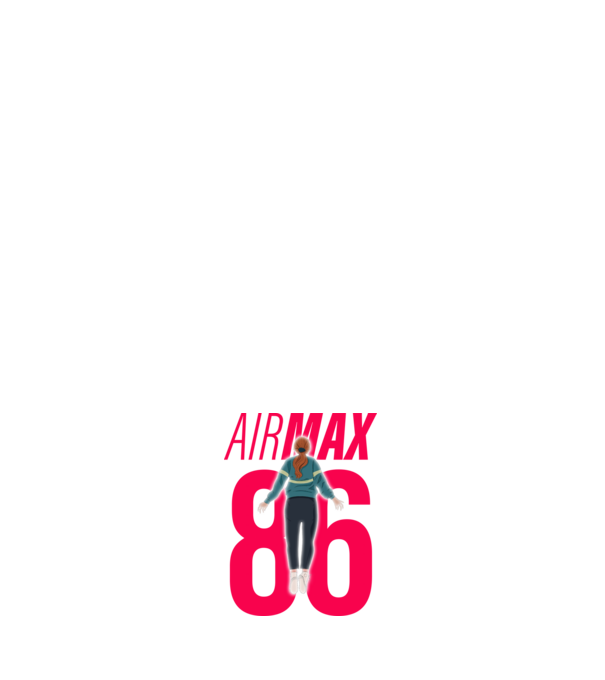 air max 86 stranger things model alb pe tricou
