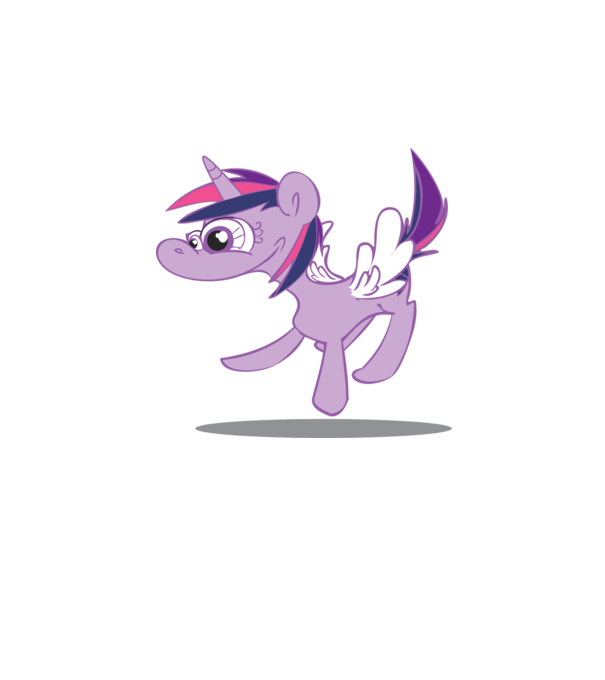 ugly my little pony model alb pe tricou