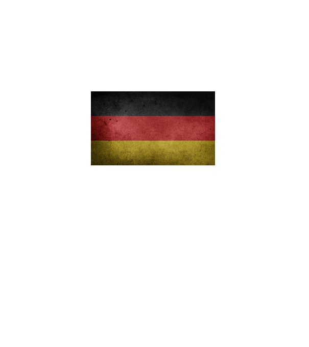 GERMANY model negru pe tricou