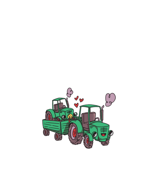 TRACTOR model negru pe tricou