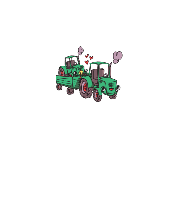 TRACTOR model negru pe tricou