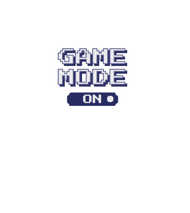 Gamer - Game mode on model negru pe tricou
