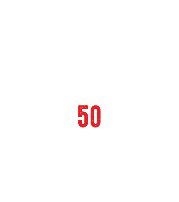 Purtătorul acestui tricou a împlinit: 50 de ani model negru pe tricou