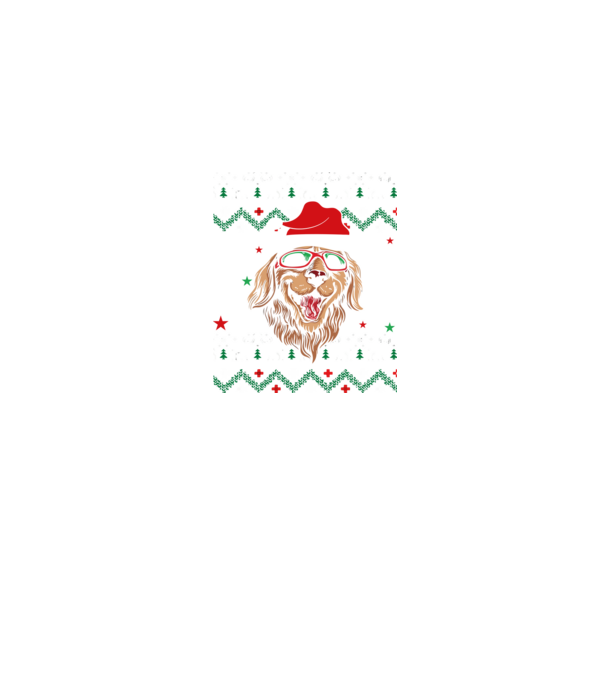Ugly sweater dog model albastru jeanși pe tricou