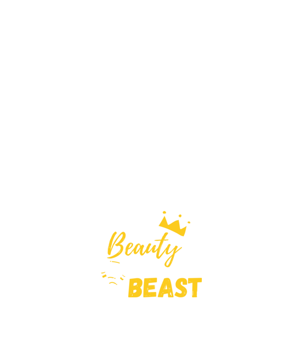 Wake Up Beauty Time To Beast model alb pe tricou