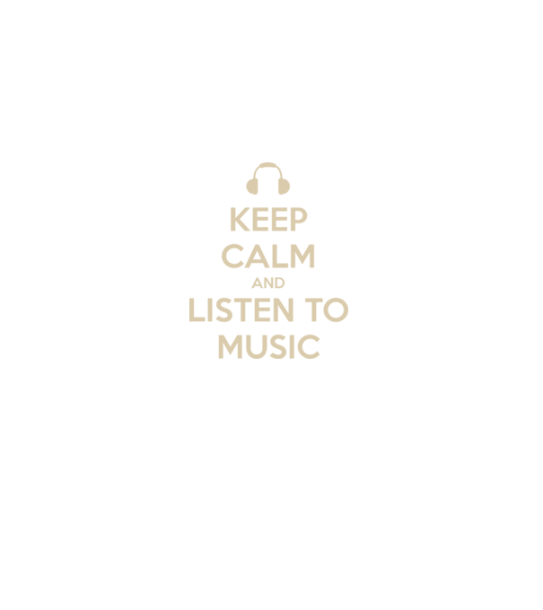 keep calm and listen to music model negru pe tricou