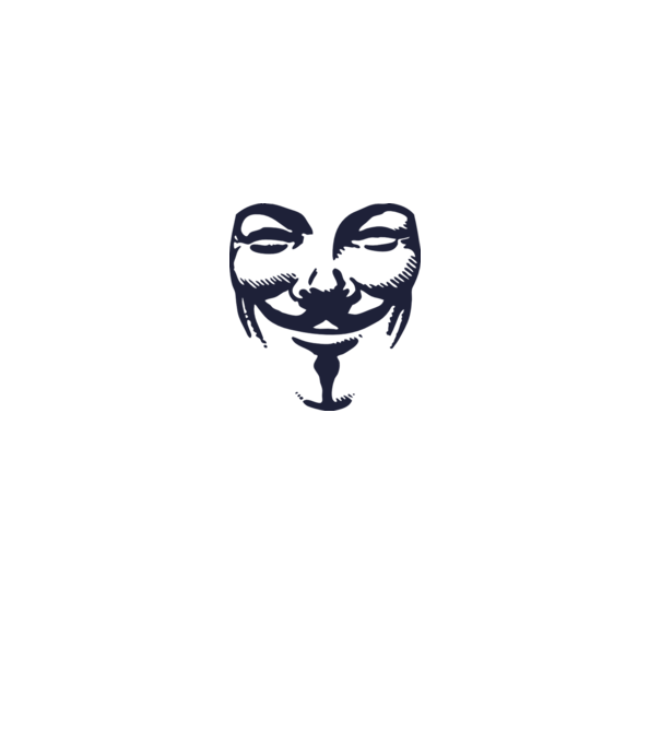 vendetta mask model gri pe tricou