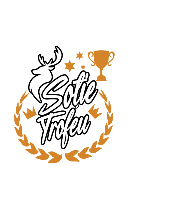 Soție trofeu model negru pe tricou