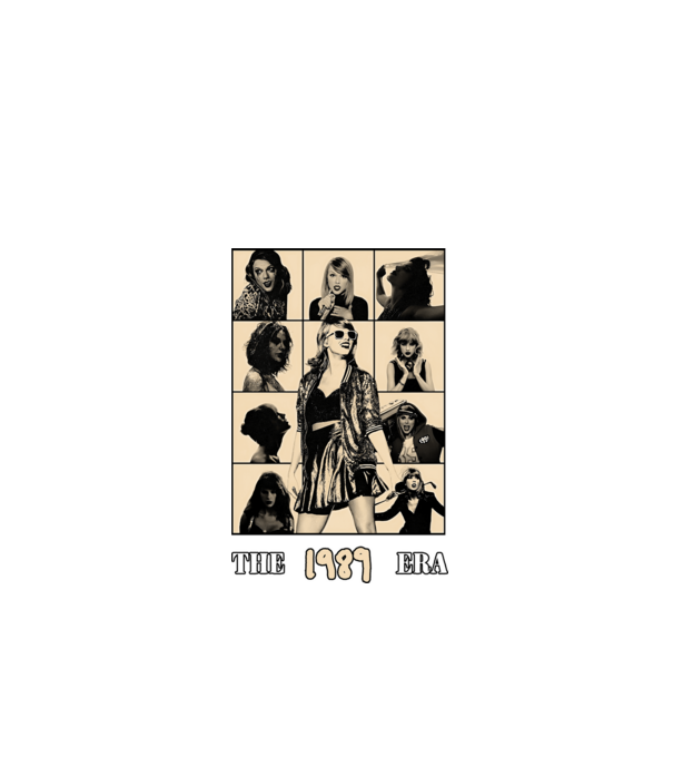 Taylor Swift ERAS peach model negru pe tricou