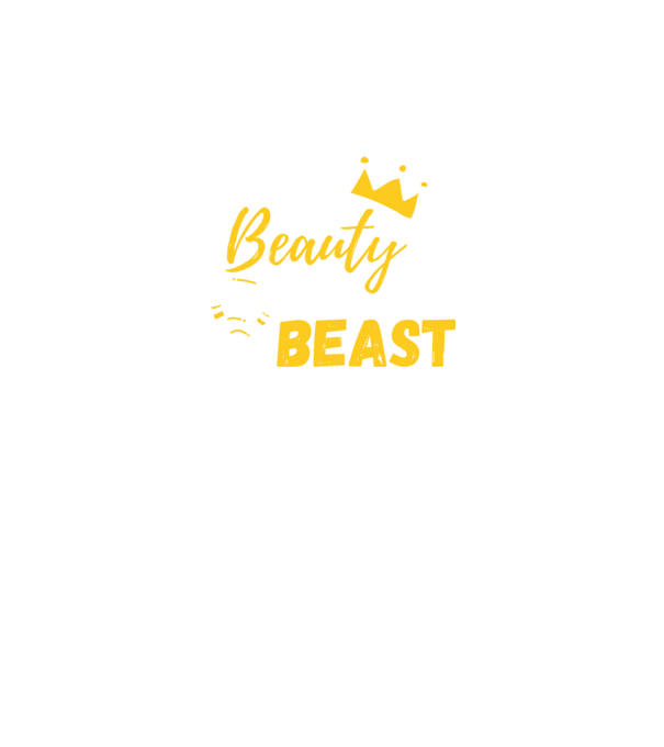 Wake Up Beauty Time To Beast model gri închis pe tricou
