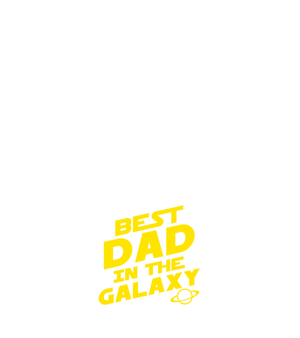 Best dad in the galaxy model alb pe tricou