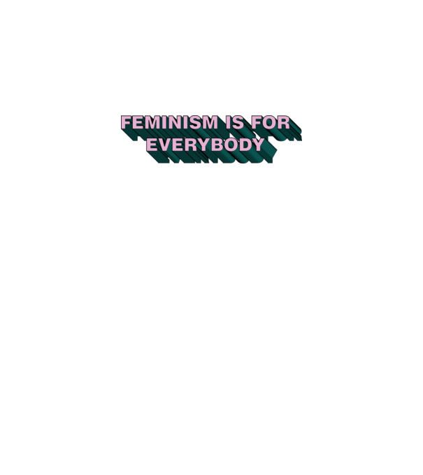 Feminismul este pentru toată lumea model negru pe tricou