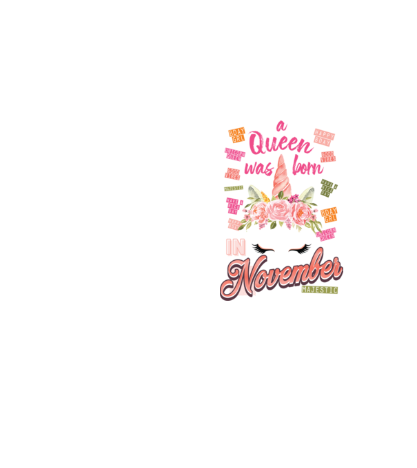A queen was born in NOVEMBER model galben neon pe tricou