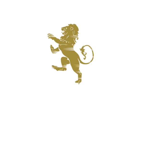 Lion Rampant model negru pe tricou