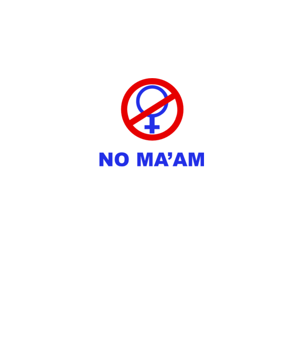 No maam eleje model gri pe tricou