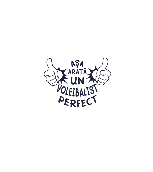 Așa arată un VOLEIBALIST perfect model roșu pe tricou