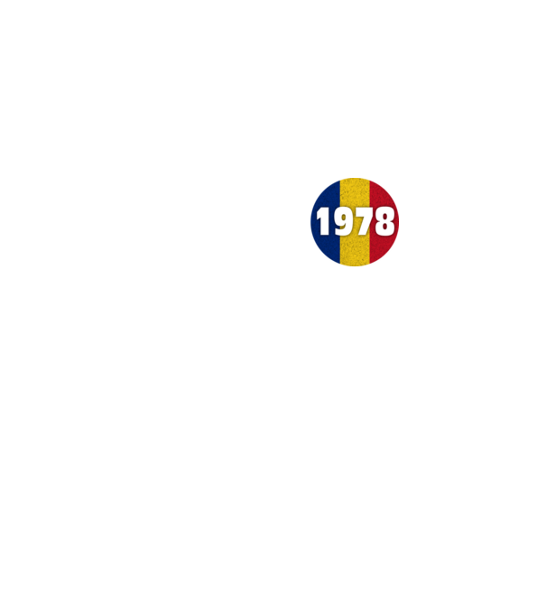 made in 1978 retro vintage model albastru jeanși pe tricou