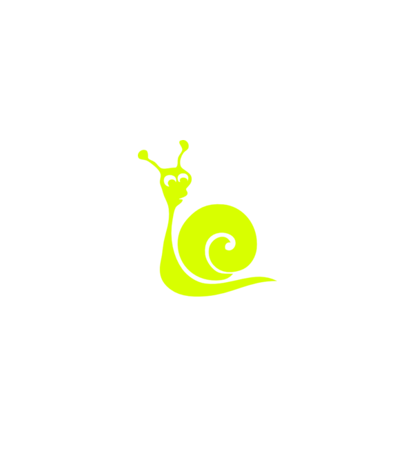 Snail model verde pe tricou