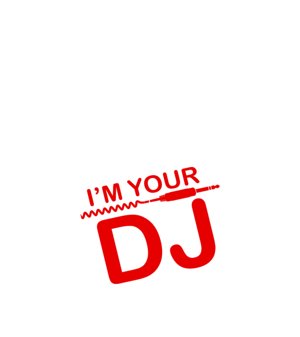 Im your DJ model negru pe tricou
