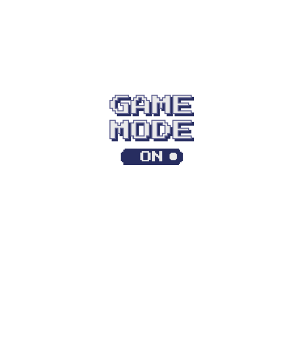 Gamer - Game mode on model gri pe tricou