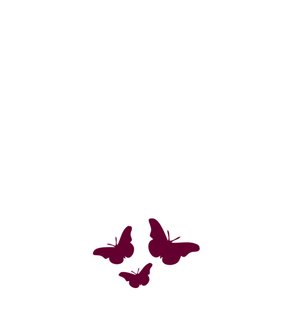 Butterflies model negru pe tricou