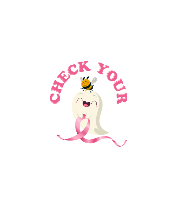 Check your boo-bees model negru pe tricou