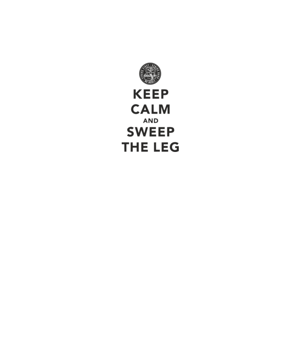 Keep calm and weep the leg cobra kai model alb pe tricou