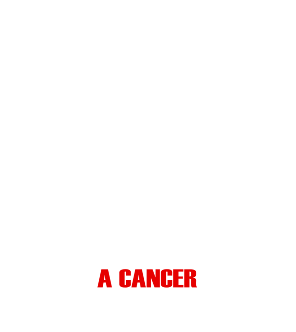 Piss of a CANCER model albastru închis pe tricou