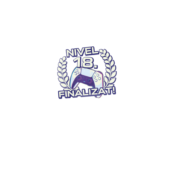 Nivel 18 finalizat! model negru pe tricou