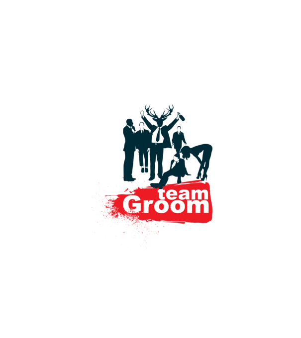 Reservoir Groom Team model alb pe tricou