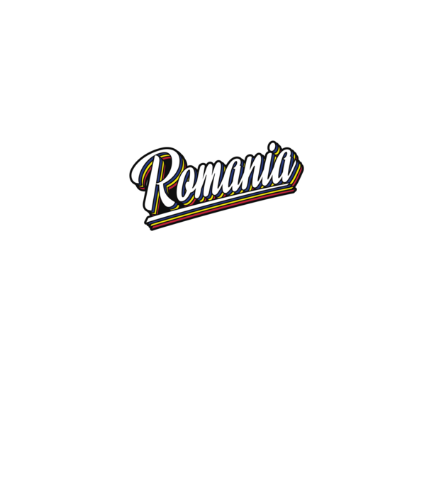 România retro model gri pe tricou