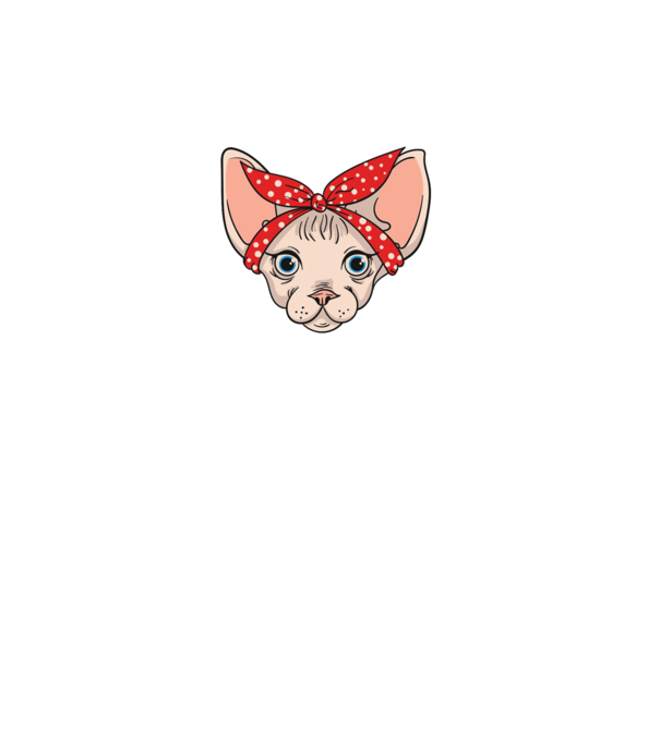 sphynx mom model turcoaz pe tricou