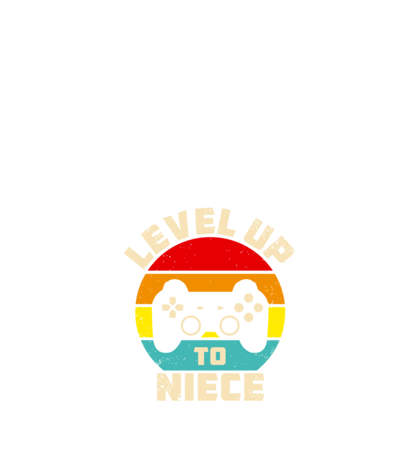 Level Up Niece model negru pe tricou