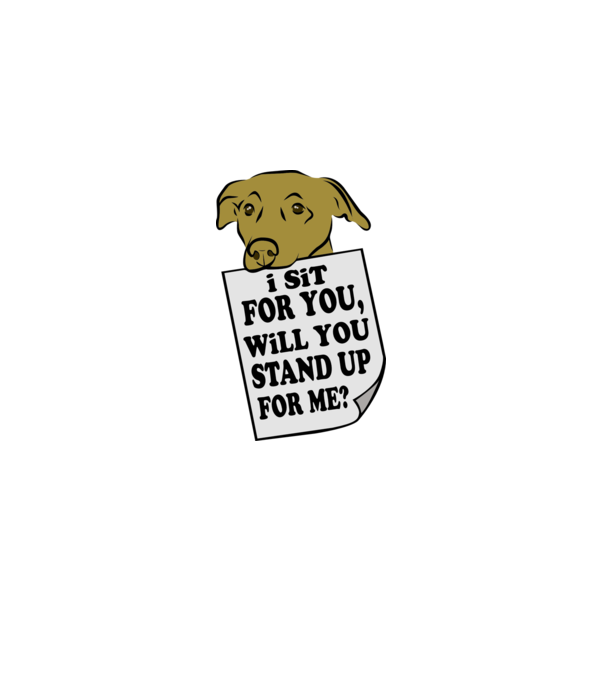 I sit for you model negru pe tricou