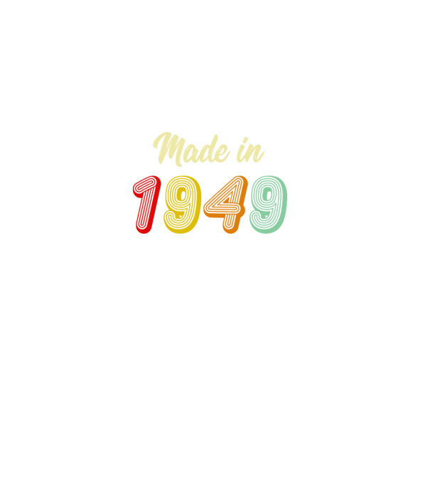 made in 1949 retro model negru pe tricou